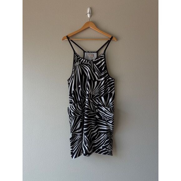 Free People movement zebra printed hot shot onesie romper - Picture 1 of 8